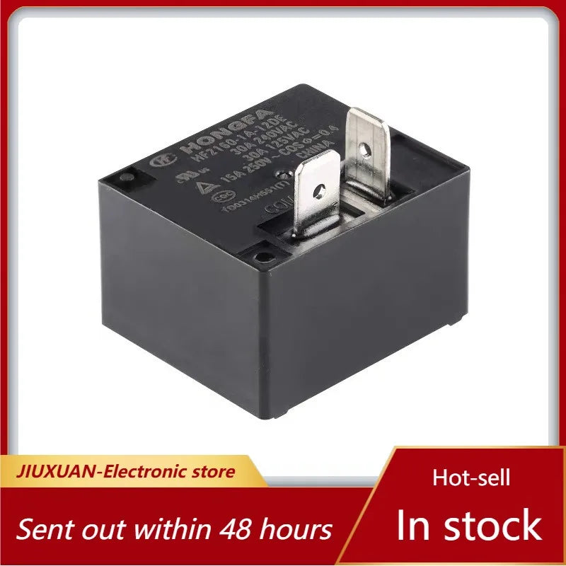 New 1pcs/lot HF2160-1A-12DE MPQ4-S-112D-A SLI-12VDC-SL-A Air conditioner compressor electric water heater main board relay 30A