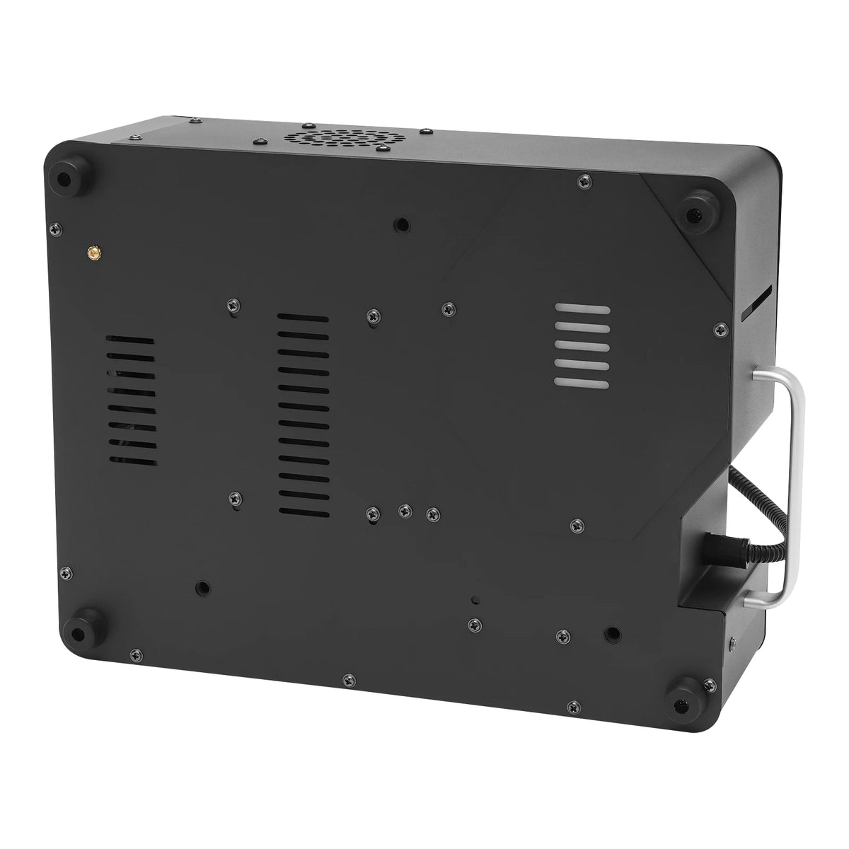 24led 1500w Column Smoke Generator 3-in-1 with Built-In Power Adapter 16.54*12.6*9.45 in Fog Smoke Machine with Remote Control Seven Light Colors 0.53 Gal Oil Tank for Wedding Haunted Houses Halloween Parties Christmas Clubs