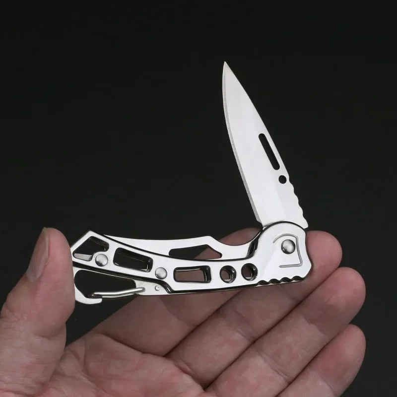 Multi-function Stainless Steel Folding Knife Katana Samurai Sabre Hanging Vegetable Fruit Knife Kitchen Gadgets Home Accessory