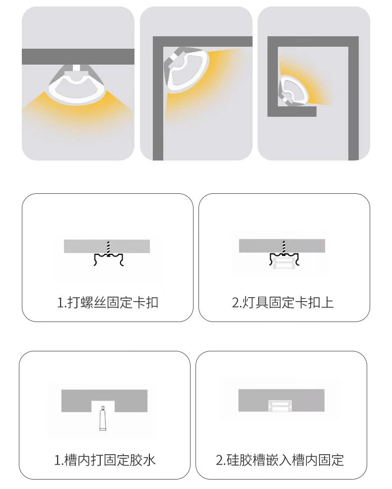 Led Neon Strip Rope Tube Waterproof Flexible Silicone Tape Diffuser for Ws2812 5050 Strip Light Home Atmosphere Decor Lighting
