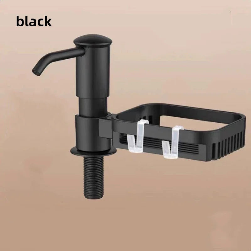 1pcs Kitchen Sink Soap Dispenser Extension Tube Detergent Pusher Hand Push Plastic Soap Dispenser for Sink Accessories