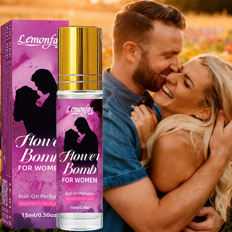 Lemonfay Pheromone Perfume Oil for Women Roll On Fragrance Long Lasting Scent Portable 15ml Eau De Toilette for Date Daily Use