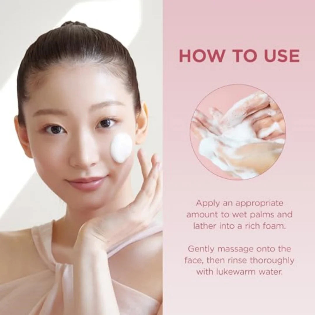SKIN1004 Poremizing Deep Cleansing Foam Korean Face Cleanser Pink Salt Gentle Exfoliate Soothing Centella Asiatica Face Cleanser