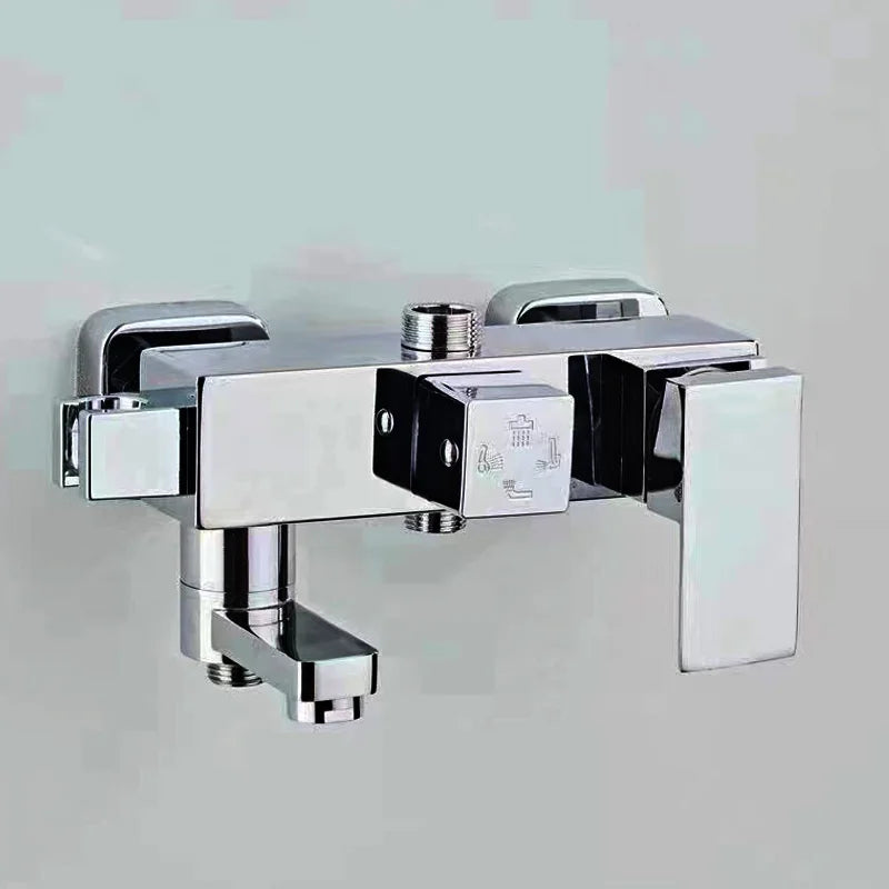 . Bathroom Mixer Bath Tub Copper Mixing Control Valve Wall Mounted Shower Faucet concealed faucet YT-5356