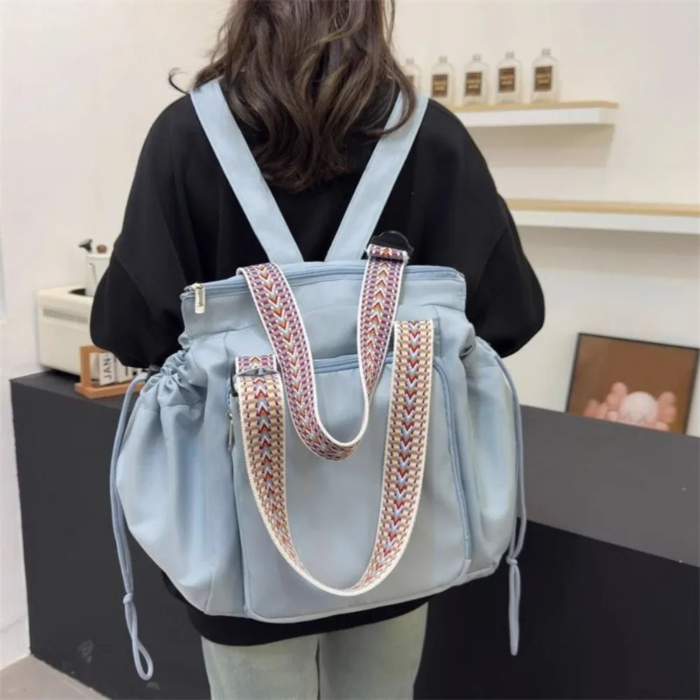 Multifunctional Travel Storage Bag Cradle Design Large Capacity Mommy Bag Waterproof Lightweight Women's Backpack
