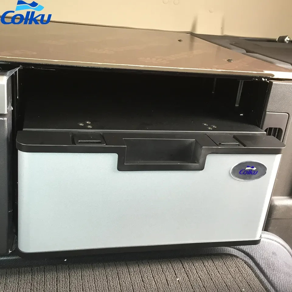 Hot Selling 23L 12V Electric Freezer For Boat Drawer Car Refrigerator With Compressor Drawer Fridge For Truck Suv