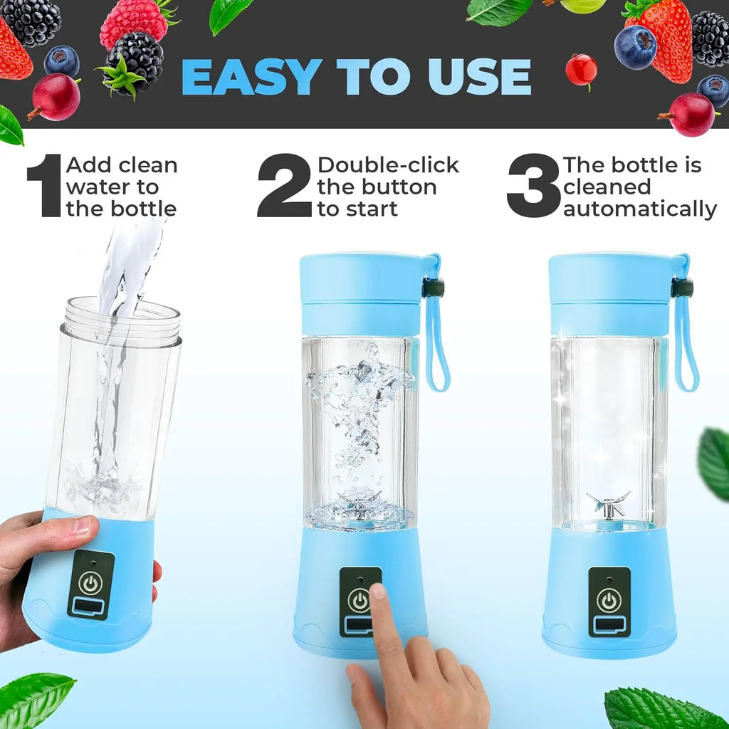 Portable Mini Electric Juicer USB Charging Fruit Orange Lemon Blender Smoothie Milkshake Maker Kitchen Automatic Fresh Squeezer