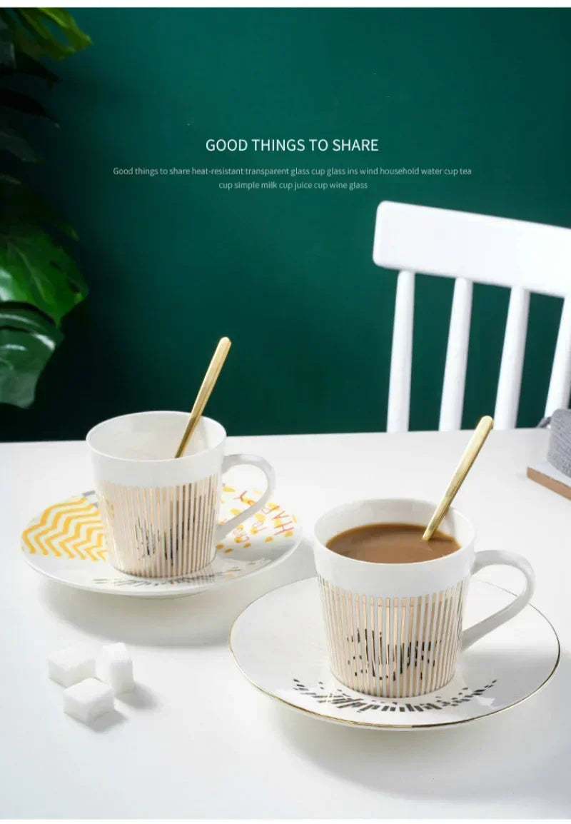 New Dynamic Mirror Reflection Cup Mug 250~300ml Home Drinkware Creative Ceramic Anamorphic Cup Coffee Tea Set Interesting Gift