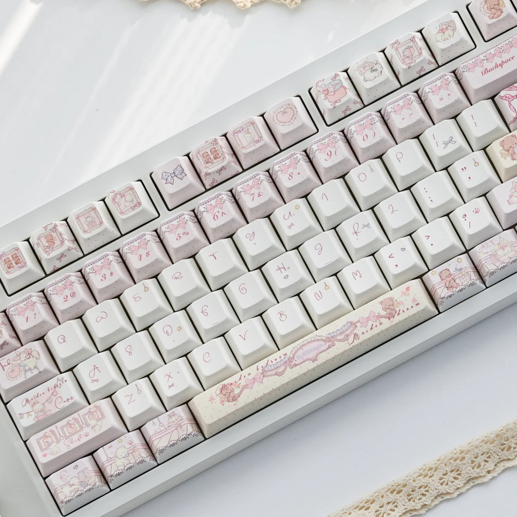 New Theme Keycaps 139 Keys SOA Cherry Profiled PBT Double Shot Japanese Keycaps for MX Switch Alice ANSI ISO Layout Keyboard Kit