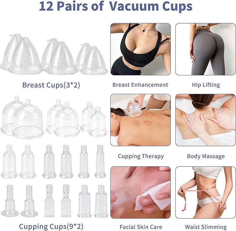 Breast Massage Buttock Lift Machine Chest Care Instrument Beauty Equipment For Body Shaping Breast Enlargement Vacuum Device