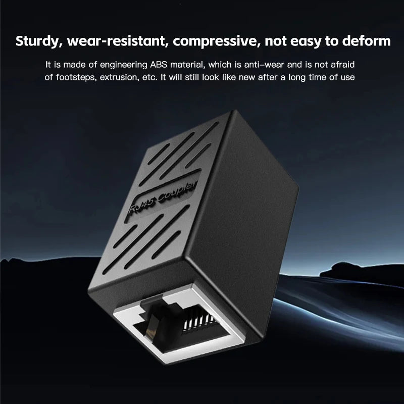 RJ45 CAT5 CAT6 CAT6a Coupler Extender Connector Ethernet Cable Extender Ethernet Coupler Female to Female