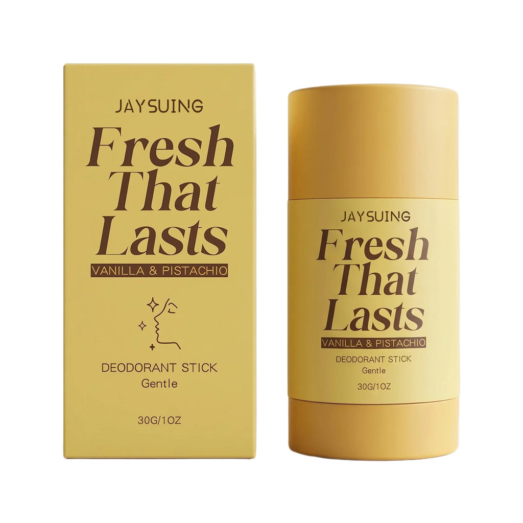 Jaysuing Vanilla Deodorant Antiperspirant Stick 48H Sweat Odor Underarm Body Bad Odor Remove Refresh Portable Dry Antiperspirant
