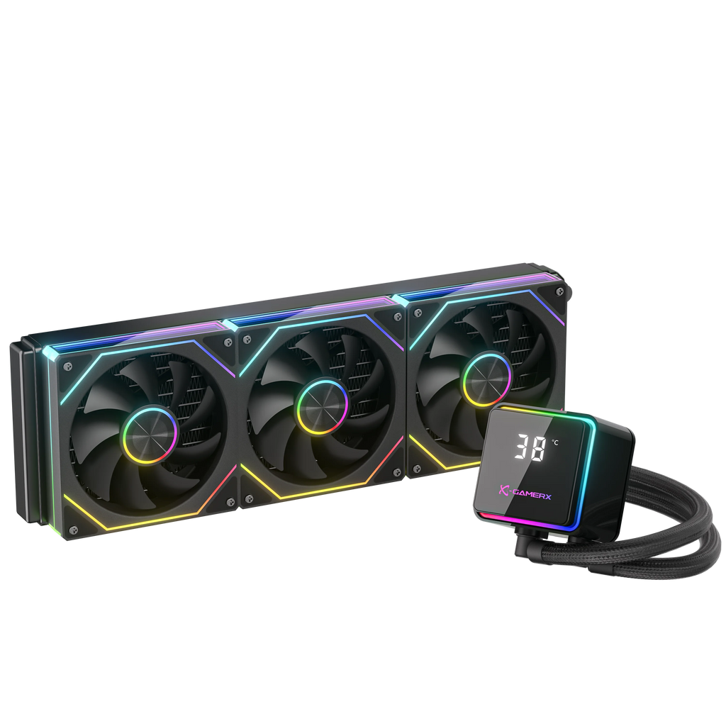 X-GAMERX M240 M360 Liquid Cooling ARGB Dynamic Light Synchronization Thermal Display Integrated Water Cooling Radiator