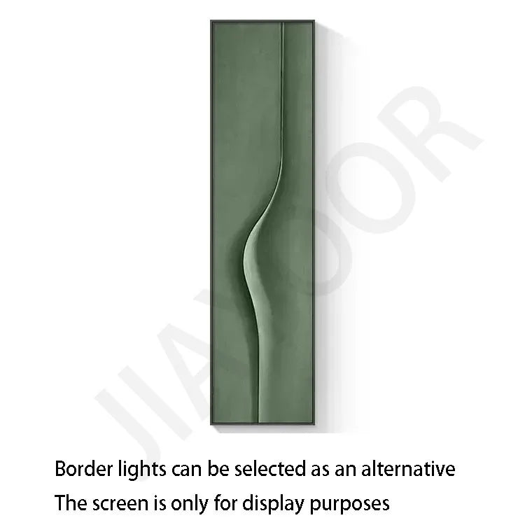 Modern Light Luxury Corridor Hanging Painting Interior Entrance Decoration  Simple Abstract Long Strip Vertical LED Wall Lamp