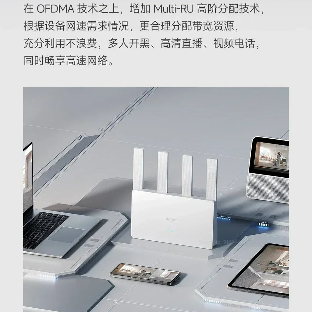Xiaomi BE3600 2.5G Version Wifi 7 lOT Home Smart Linkage Enhanced OFDMA Support Mesh Networking Mi Home Safely Control
