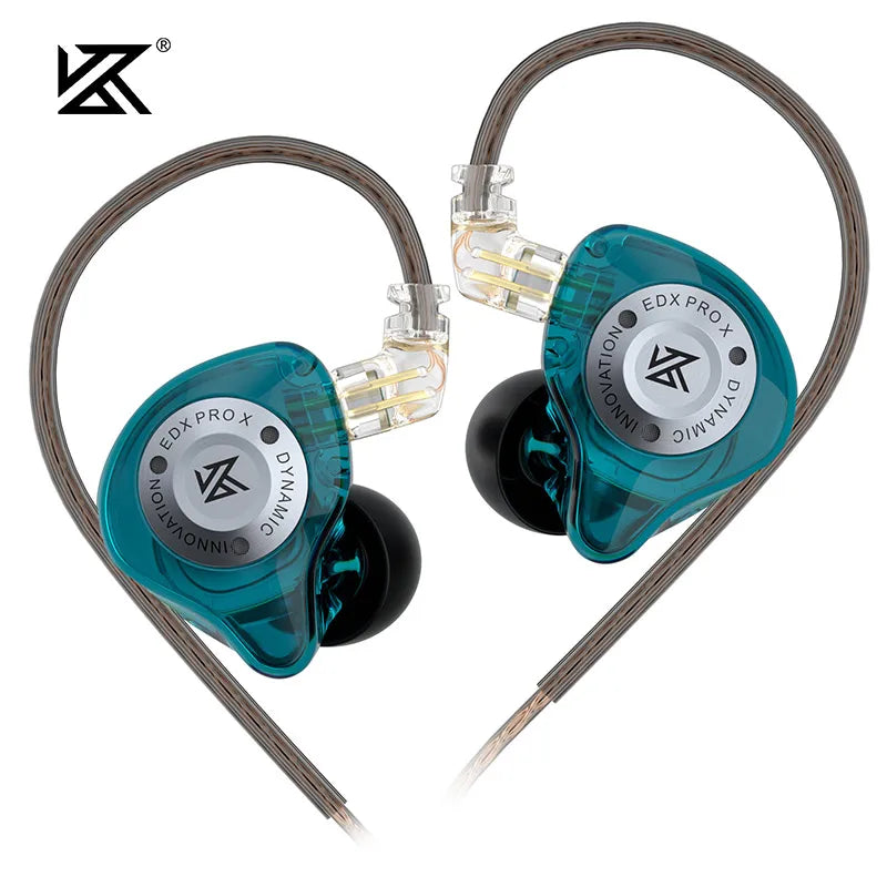 KZ EDX PRO X Wired Earphone Stereo Bass HIFI Music Sports Microphone Wired Earphone Earplug Detachable Cable ZSN PRO 2 X ZS10
