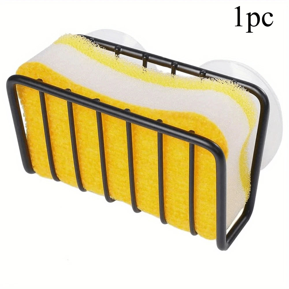 1pc Kitchen Sink Suction Holder, Modern Sponge Holder & Kitchen Organizer, Factory Kitchen Sink Suction Holder For Sponges