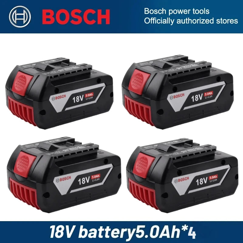 Original Bosch 18V 6.0Ah Lightweight Compact Genuine Battery, Perfect for DIY Home Repair, Fits BAT609G BAT610G GSR18V-LI Tools
