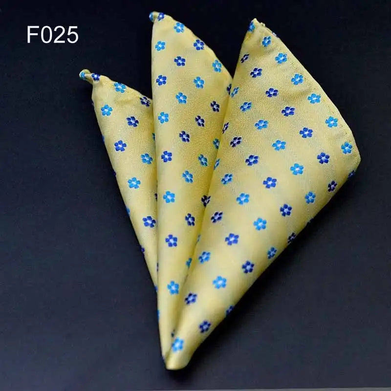 41 Colors Men's Handkerchief Plaid Dot Paisley Hankies Hanky Business Pocket Square Chest Towel 25*25CM
