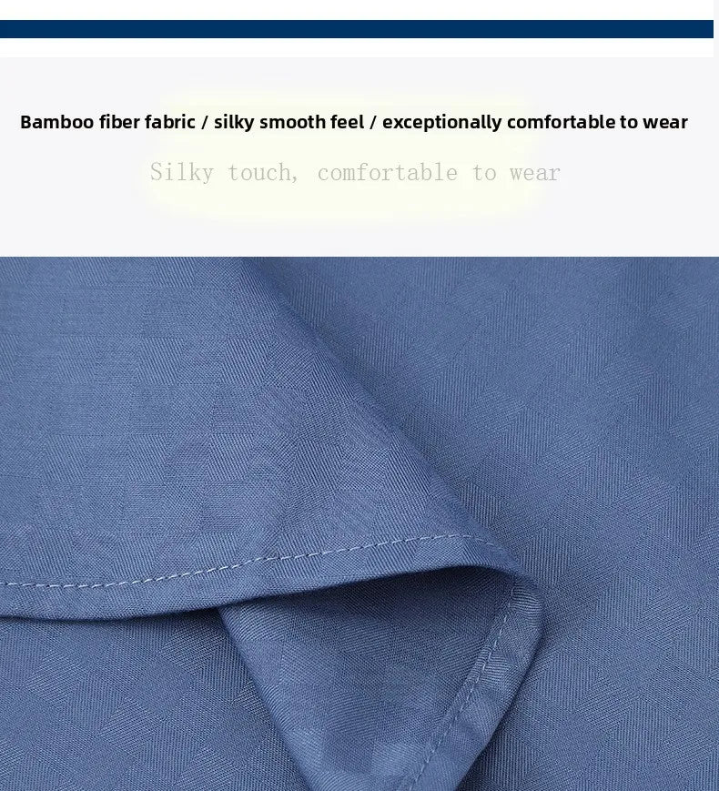 Embroidered French Cufflinks Men's Long-Sleeve Shirt with Collar Pins No tie Big Collar Dress Shirt for Business Formal Gentlema