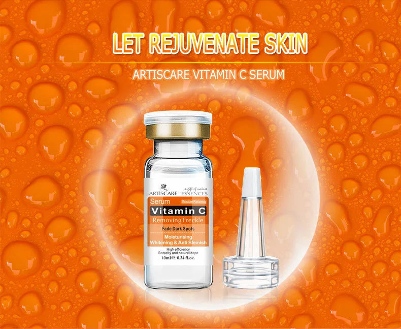 ARTISCARE Serum for Face 8pcs/Lot Hyaluron Acid Moisturizing Vitamain C Facial Essence Six Peptide Q10 EGF Skin Care