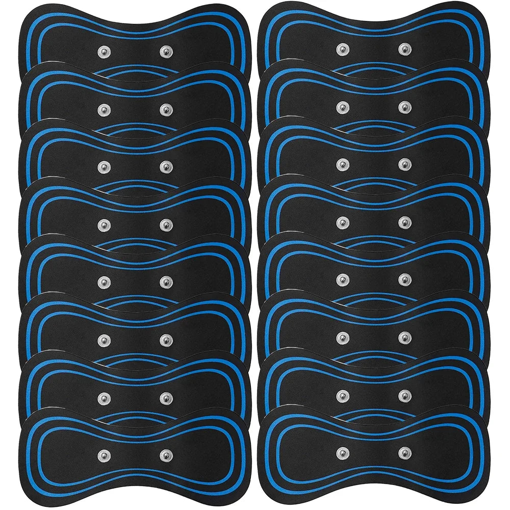 10/20Pcs EMS Muscle Stimulator Sticke Neck Massage Patch Replacement Trainer Hip Exerciser Slimming Tens Body Massager Gel Padsr
