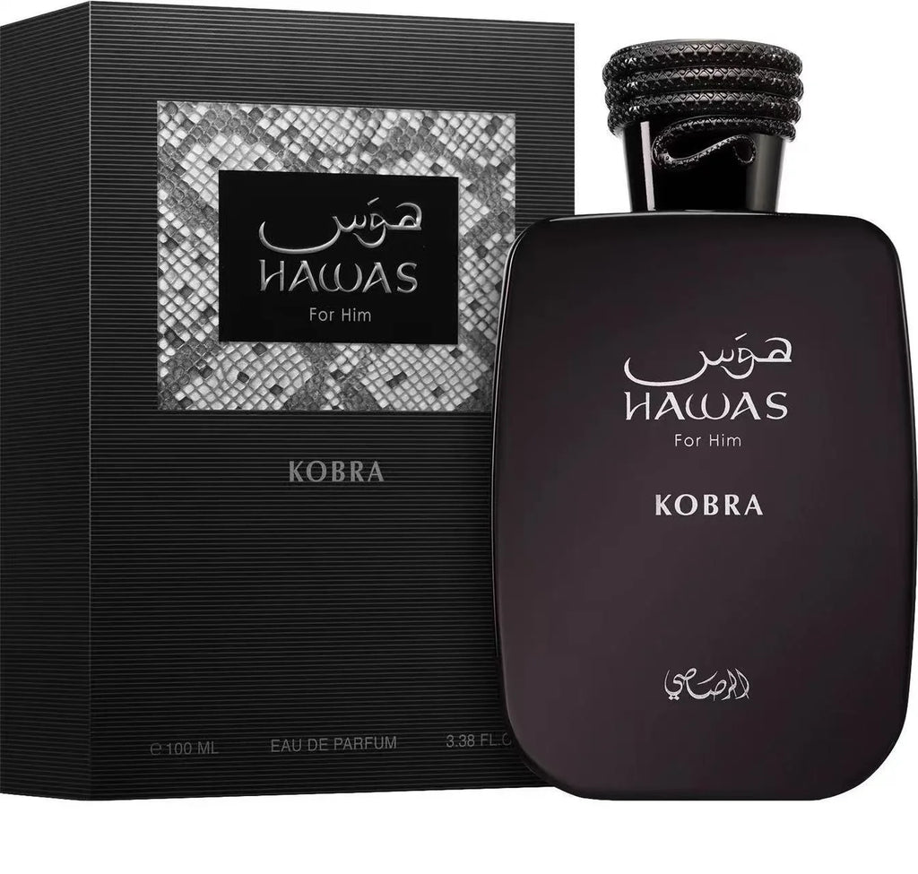 Rasasi Hawas Perfume Spray Ice Verde Thunder Lava Gold Eclat Kobra Long Lasting Eau de Parfum Scent For Men Women