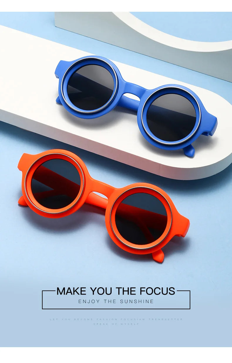 Men Sunglasses Fashion Retro Round Sun Glasses Classic Trendy Circular Outdoor Photography Accessory Eyewear UV400 Eyeglasses
