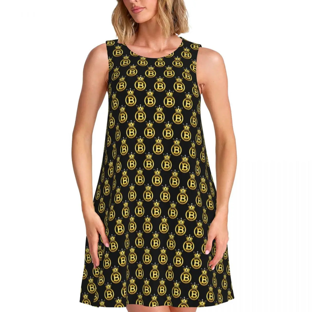 Beach Maldives Casual Dress Sea Landscape Print Pretty Dresses Woman Summer Street Style Printed Oversize Tank Dress