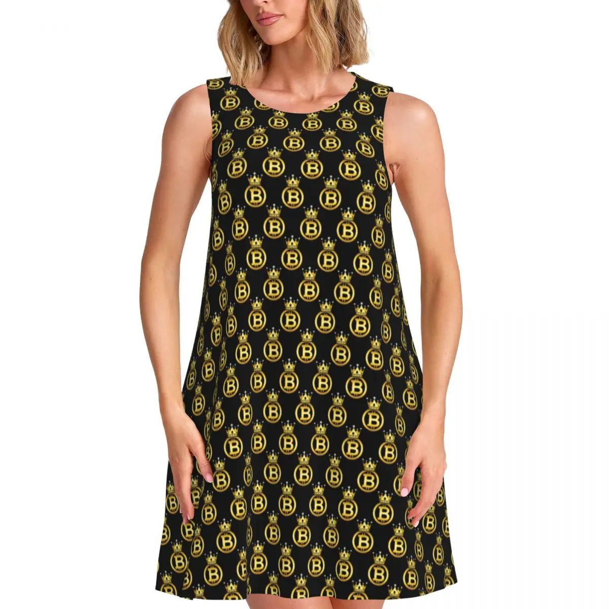 Beach Maldives Casual Dress Sea Landscape Print Pretty Dresses Woman Summer Street Style Printed Oversize Tank Dress