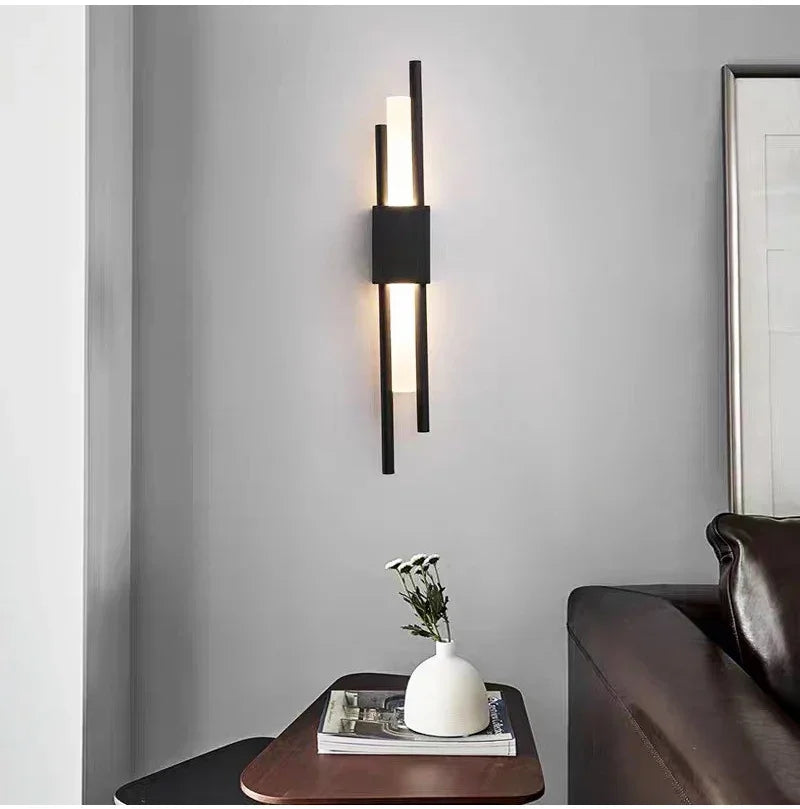 Led Wall Lamp Nordic Indoor Lighting Bathroom Wall Sconces Light Fixture Living Room Corridor Bedroom Decoration Led Wall Light