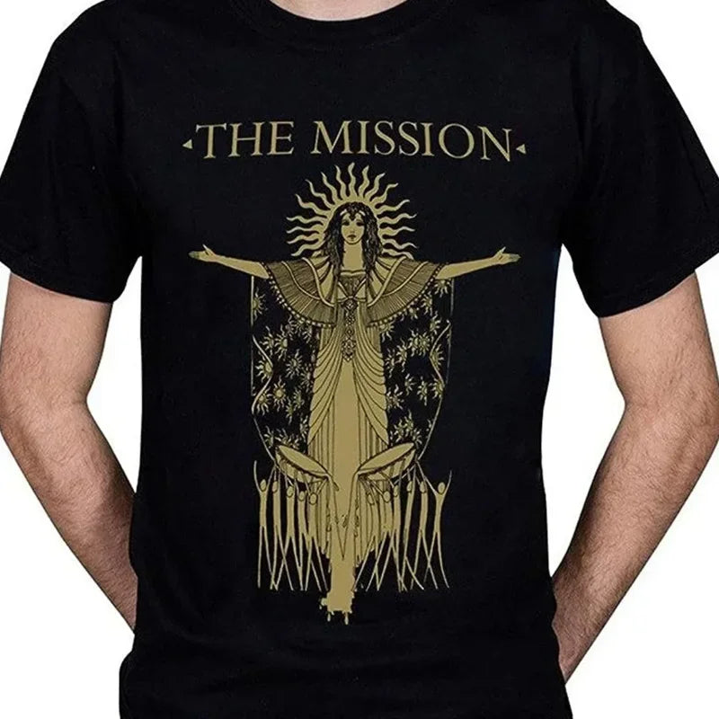 The Mission rock band T-shirt black short sleeve All sizes S to 5Xl 1F1237