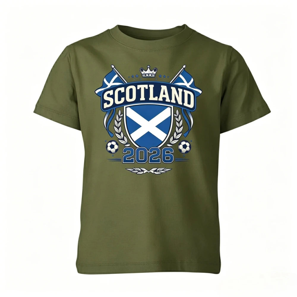 Scotland Supporter T-Shirt 2026 Soccer Part Supplies Clothing Football Fans Gift Shirt Scotland Patriot Men Women Unisex Tshirt