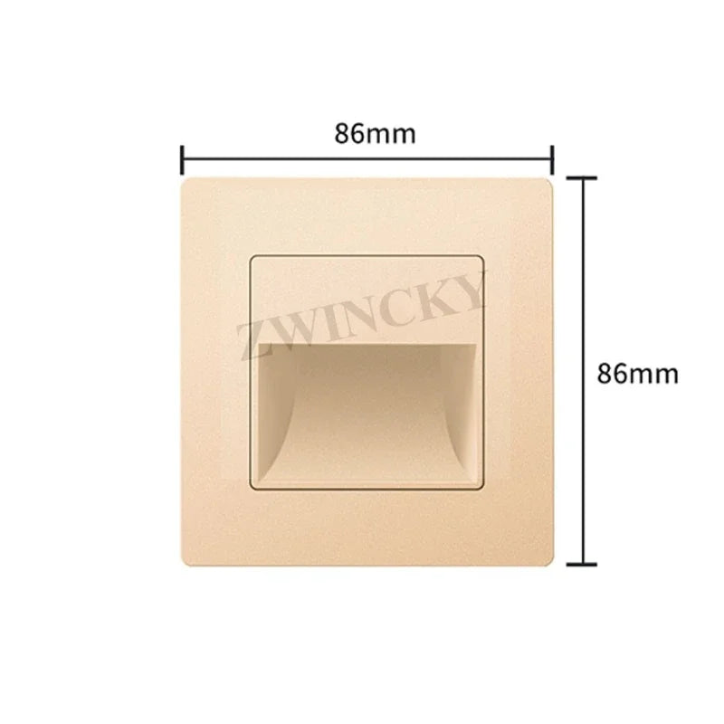 Recessed Stairs LED Wall Lamp For Home Stairs Wall lighting Corridor Lamp Wall Stair Lighting Lamp Footlight Corridor Step Light