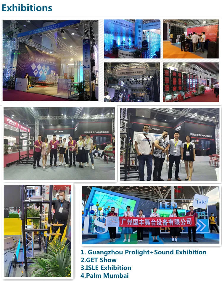 4*8 ft Easy-install Mobile Foldable Aluminum Stage Platform for Events