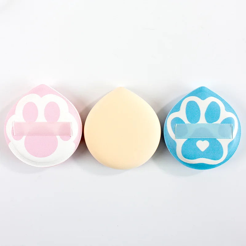 Cute Powder Sponge Puffs Foundation Cream Cushion Puff Cat Claws Shape Makeup Sponge Air Cushion Beauty Cosmetics Tools Portable