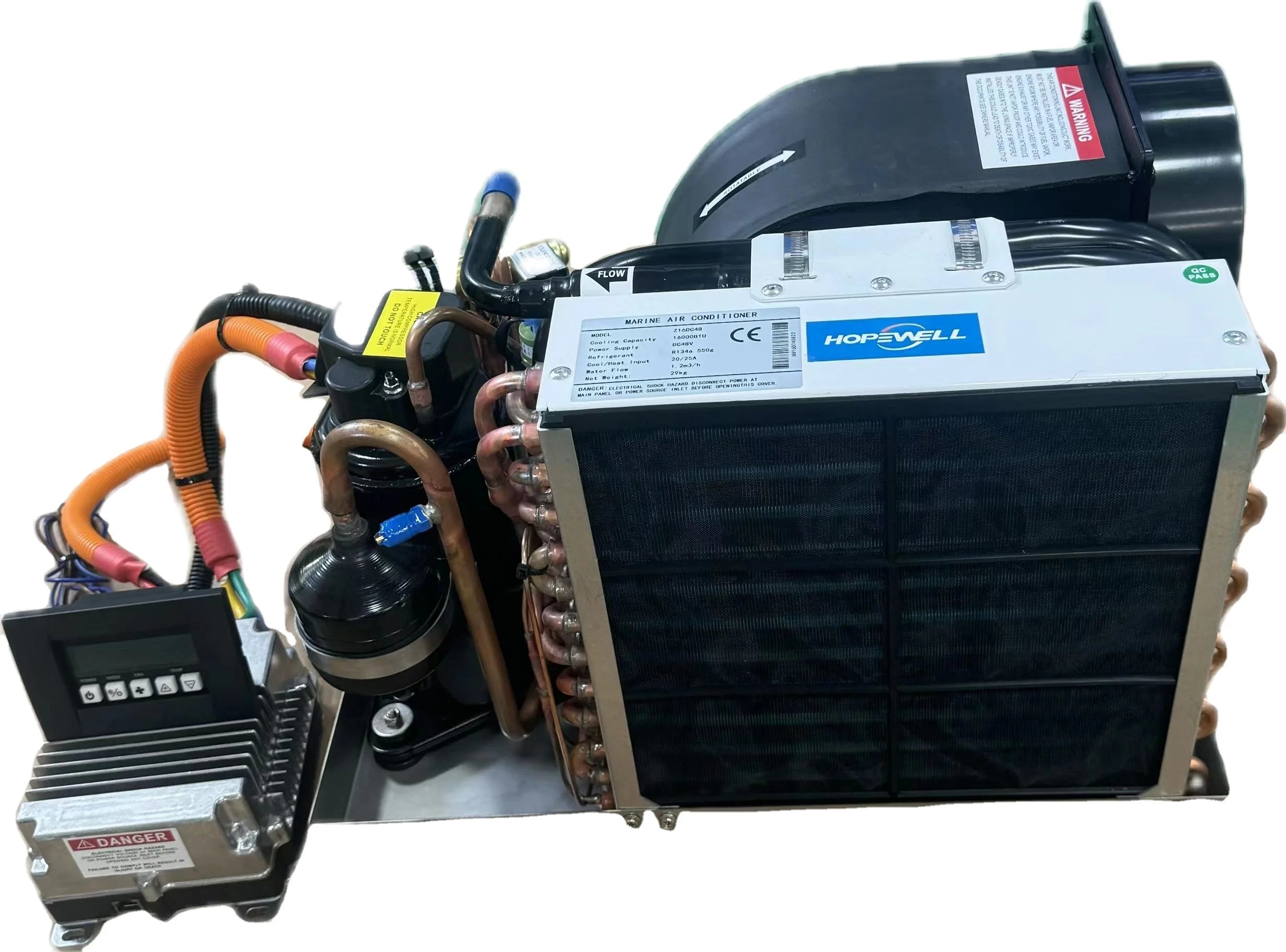 8000BTU 24V DC Marine AC Perfect Small Yacht Air Conditioner
