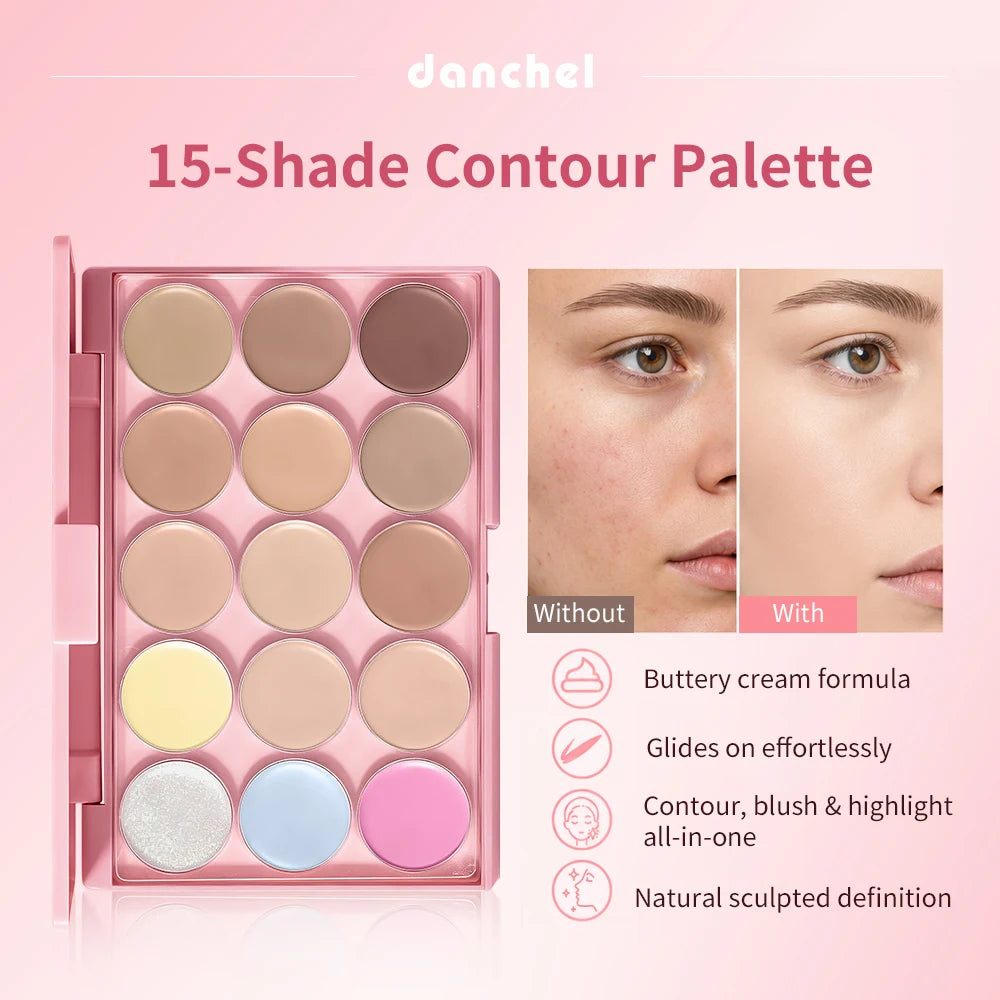 Face Makeup Set Eyeshadow Contour Blush Lipstick Foundation Concealer Eyebrow Eyeliner Mascara Cosmetic Kit With Makeup Brushes