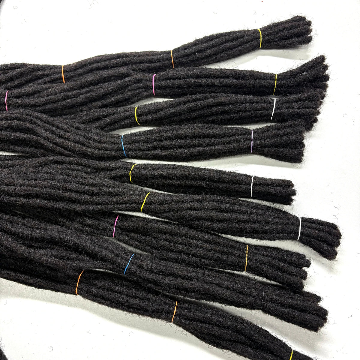 6-20inch 0.6cm Regular Loc Extension Human Hair 50 Strands Full Handmade 100% Human Hair Loc Dreadlock Extension for Men Women