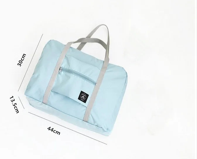 Foldable Large Capacity Travel Duffel Bag Portable Carry On Boarding Luggage Clothes Storage Handbag for Travel Moving Picnic