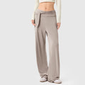 Women High Waisted Yoga Pants Loose Wide Leg Adult Sportwear Casual Outdoor Gym Fitness Soft Breathable Running Trousers