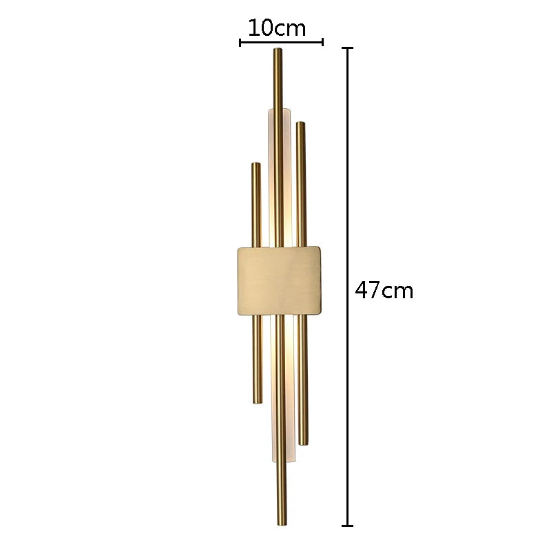 Modern LED Wall Lamp Indoor Lighting Bathroom Wall Sconces Light Fixture Living Room Corridor Bedroom Decoration Wall Lights