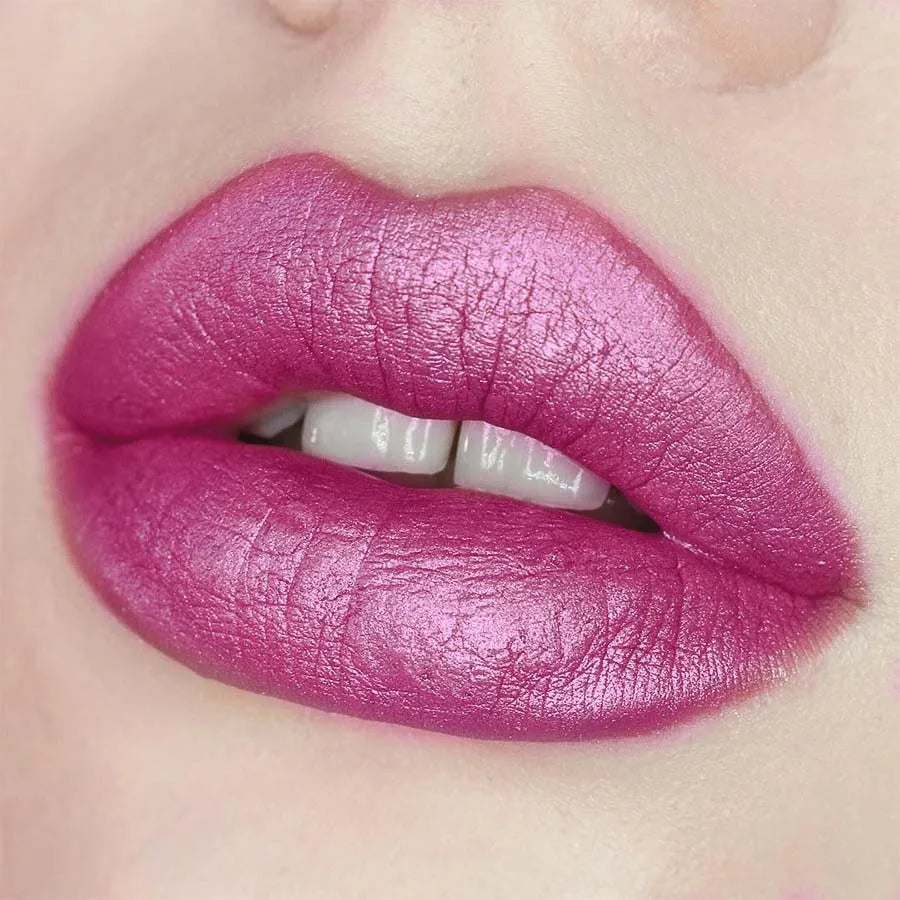 1 PC Red Metallic Lipstick Longlasting Glitter Lip Glaze Waterproof Moisturize Luminous Liptint Shimmer Shiny Lipgloss Makeup