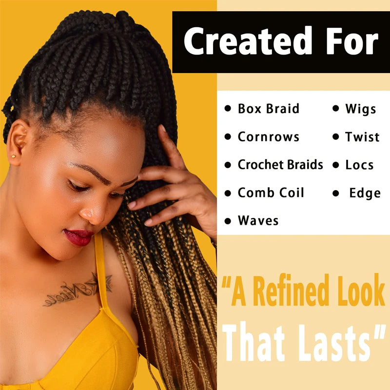 GOIPLE Hairstyle Fixative Cream Edge Control Oil Cornrow Styling Products Strong Hold Lock And Twist Foam Mousse Braid Hair Gel