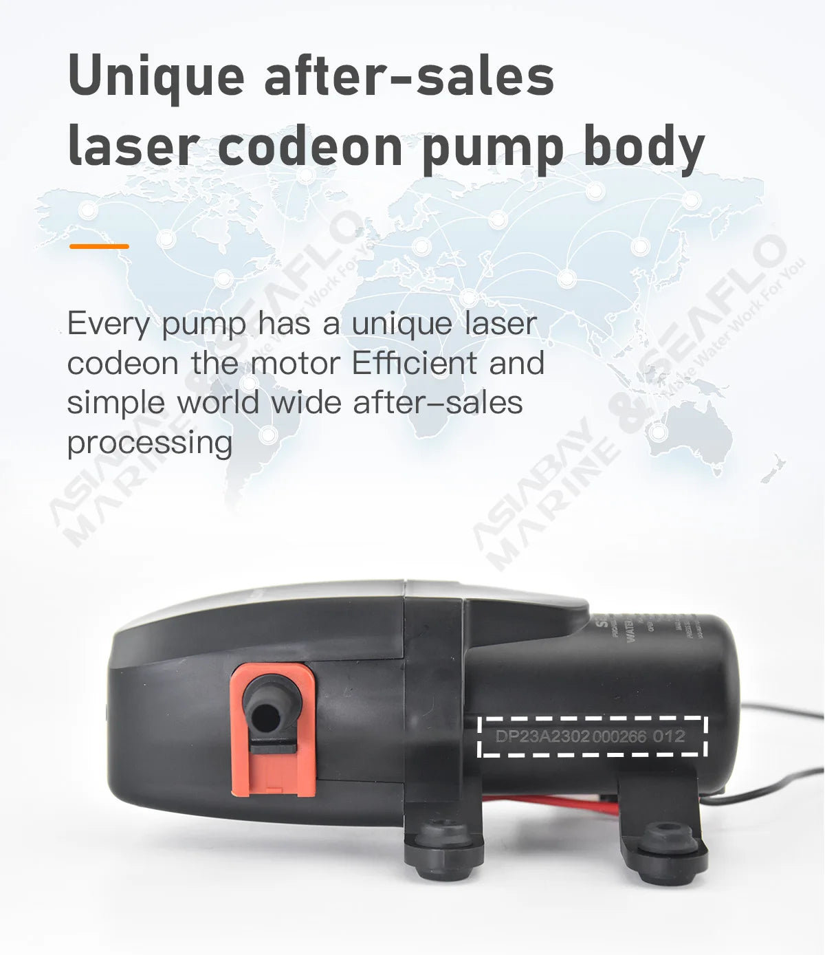 SEAFLO 12V 23A Series 40 PSI Automatic Marine Water Diaphragm Pump Self Priming Electric Boat Beer RV Caravan High Pressure