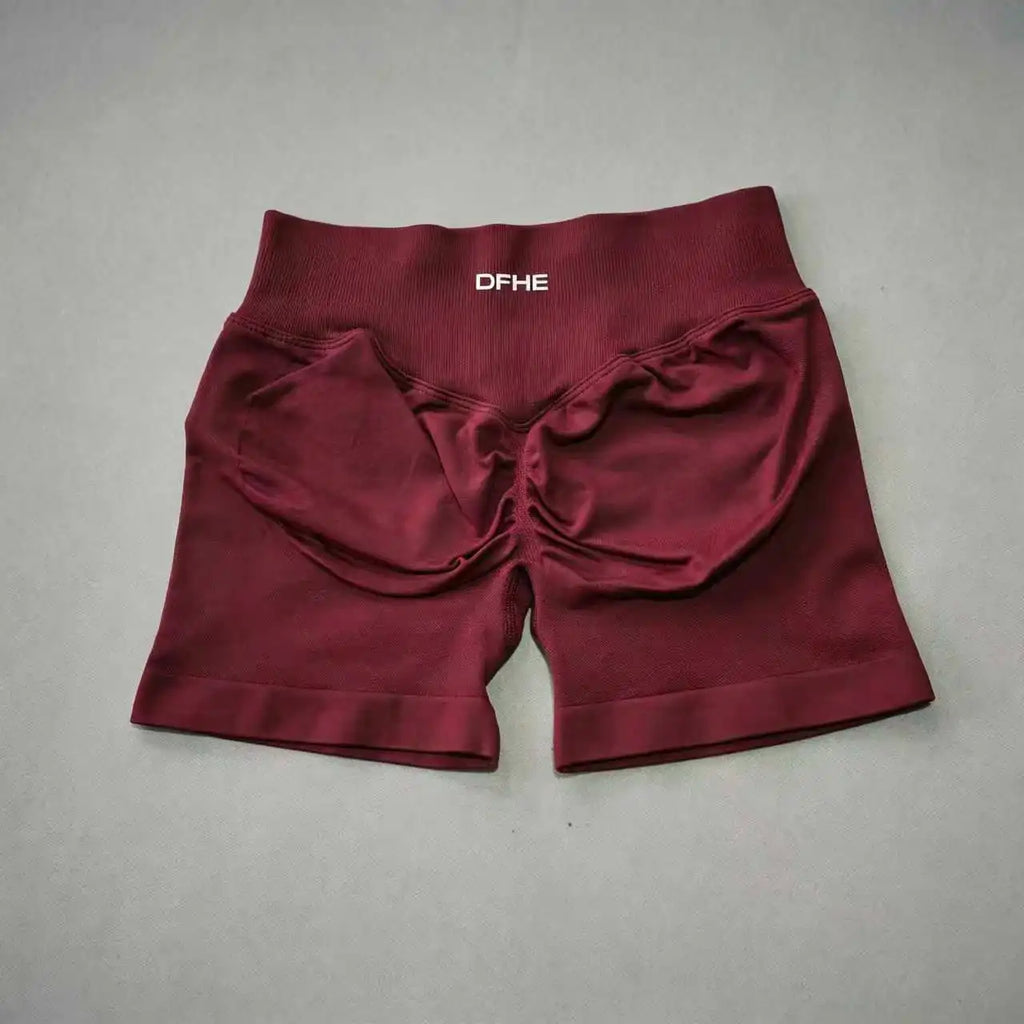 DFHE Camisole Fitness Shorts, High Waisted and Hip Lifting Yoga Shaping Shorts, Breathable Sports Running Fitness Shorts