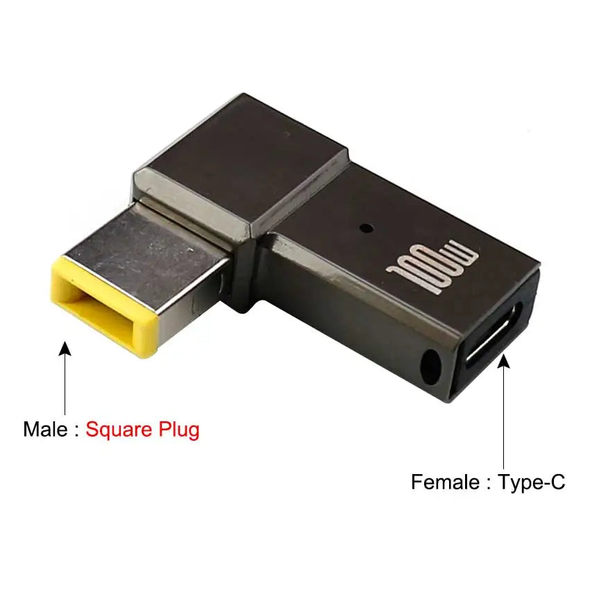 YuXi PD 100W USB Type C to Dc Power Jack Connector USB C to Universal Laptop Power Adapter Plug Converter for Asus Dell Lenovo