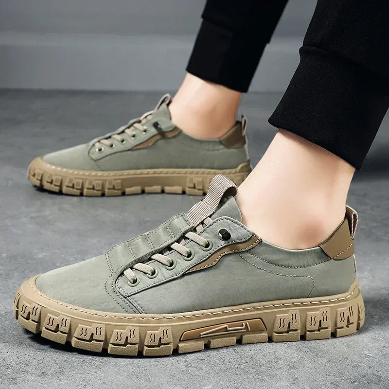 2025 Men Casual Sneakers Mesh Platform Breathable Lightweight Shoes Outdoor Walking Sports Shoes Tenis Masculino Zapatillas