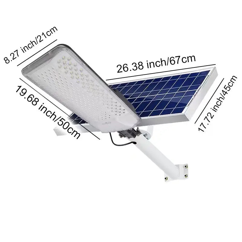 Ultra Bright Solar Lamps Solar Street Lights Outdoor Dusk to Dawn Solar Powered Flood Lamp for Garden/Parking-Lot/Yard/terrace
