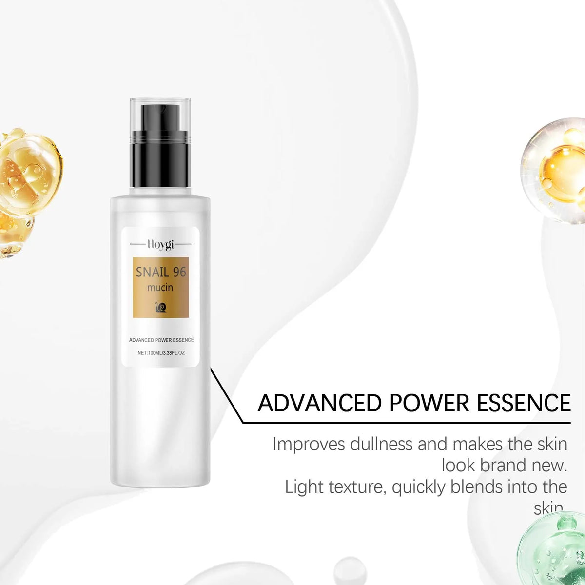 Precious Snail 96 Mucin Power Essence Smoothing Wrinkle Repairing Lift Firm Fade Fine Lines Brightening Skin Care Moisturizing